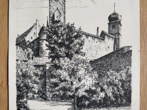 Postcard Karl Winkel Bayrische Heimat Korburg