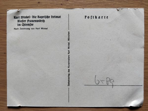 Postcard Karl Winkel Bayrische Heimat Chiemsee - Image 2