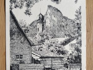 Postcard Karl Winkel Bayrische Heimat Oberammergau