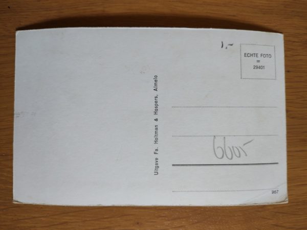 Postcard Almelo Esrasmuscollege - Image 2