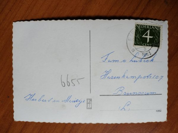Postcard Ansichtkaart Eibergen Groeten uit 5 Kartel - Image 2