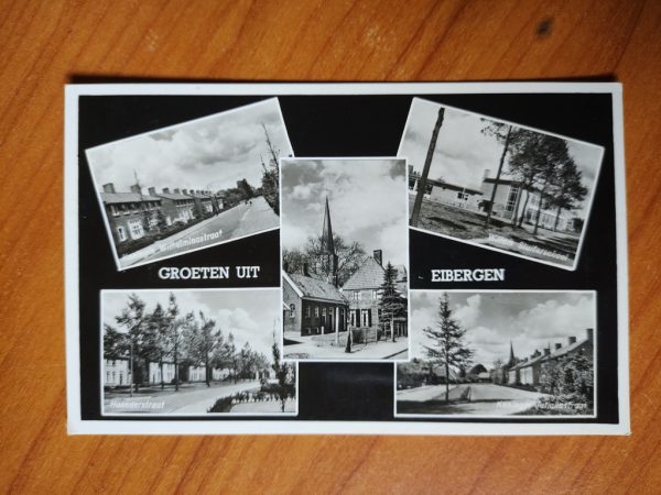 Postcard Ansichtkaart Eibergen Groeten uit 6 Glad