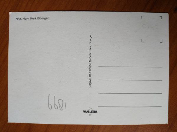 Postcard Ansichtkaart Eibergen NH Kerk - Image 2