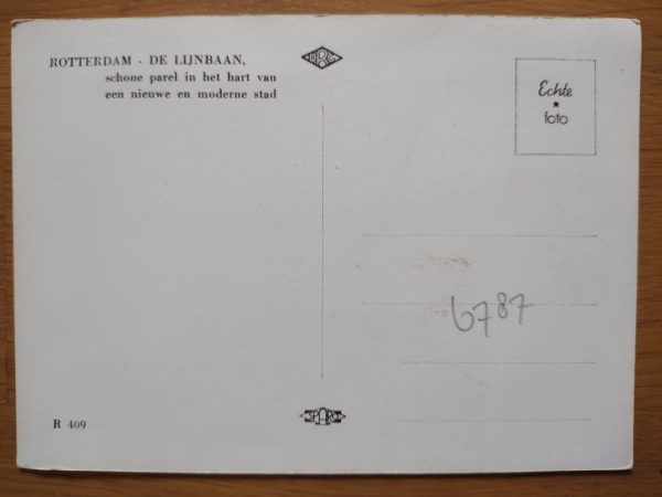 Postcard Ansichtkaart Rotterdam Lijnbaan - Image 2