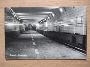 Postcard Ansichtkaart Rotterdam Tunnel
