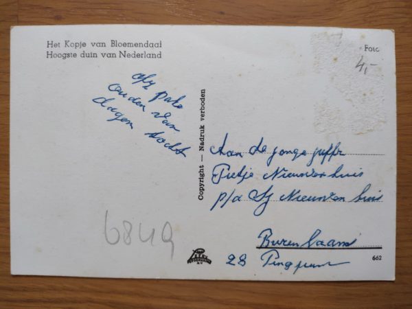 Postcard Bloemendaal Het Kopje Van - Image 2