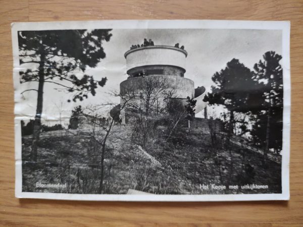 Postcard Bloemendaal Het Kopje met Uitkijktoren