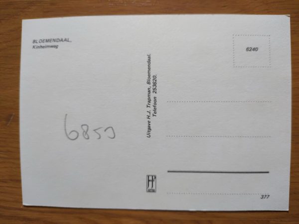 Postcard Bloemendaal Kinheimsweg - Image 2