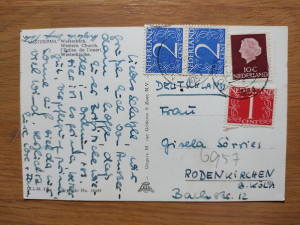 Postcard Amsterdam Westerkerk - Image 2