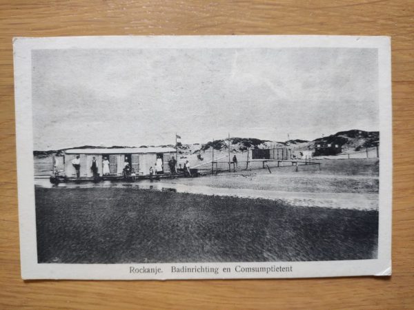 Postcard Rockanje Badinrichting