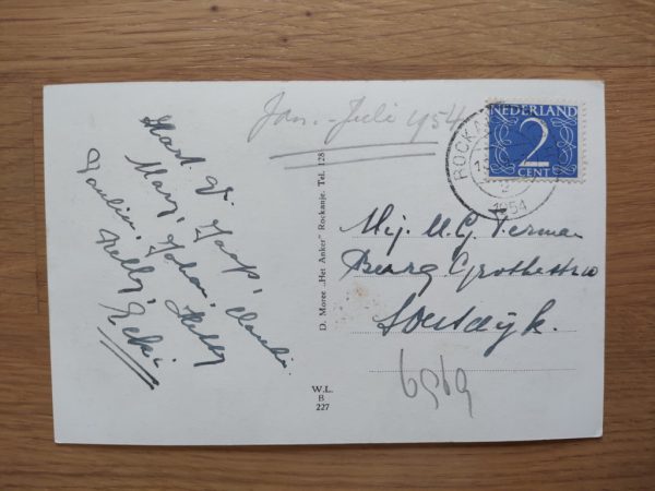 Postcard Rockanje Huisje in de duinen - Image 2