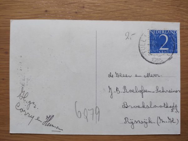 Postcard Utrecht Oude Gracht Dom - Image 2