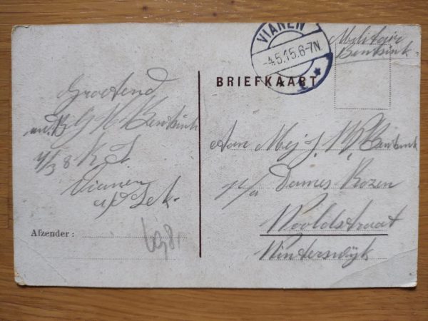 Postcard Utrecht Mariaplaats met Dom - Image 2