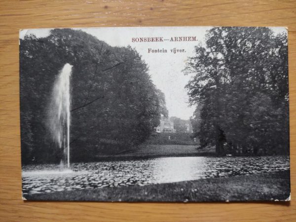 Postcard Arnhem Sonsbeek Vijver