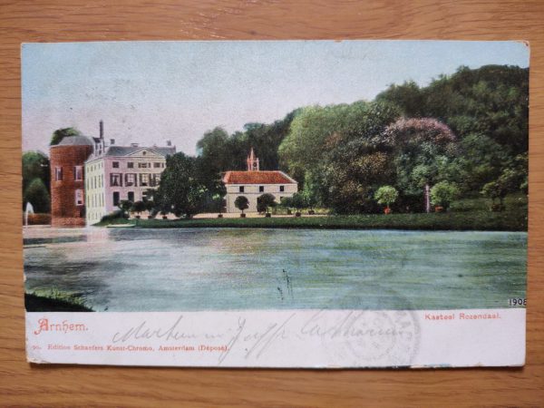 Postcard Arnhem Castle Rozendaal