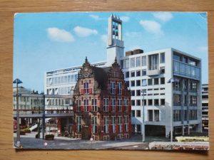 Postcard Groningen Stadhuis