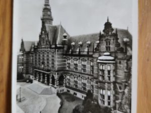 Postcard Groningen Academie