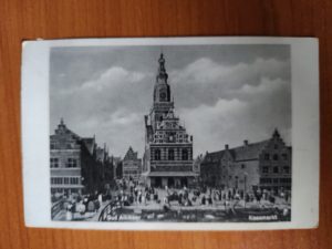 Postcard Alkmaar Kaasmarkt