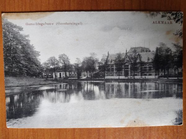 Postcard Alkmaar Gerechtsgebouw