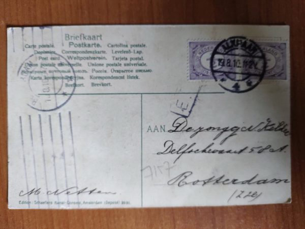 Postcard Alkmaar Stadhuis - Image 2