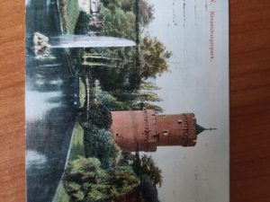 Postcard Nijmegen Kronenburger Park 1910