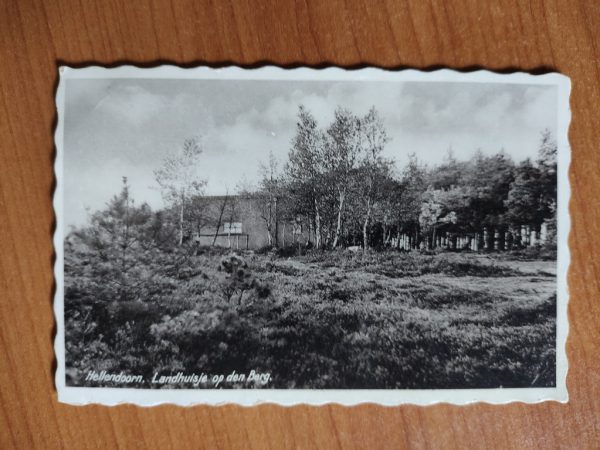 Postcard Hellendoorn Landhuisje op Berg