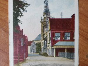 Postcard Monikkendam Waaggebouw
