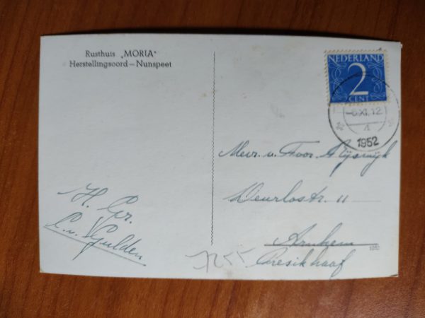 Postcard Nunspeet Rusthuis Moria - Image 2