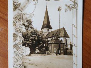 Postcard Noorbeek Kerk raster