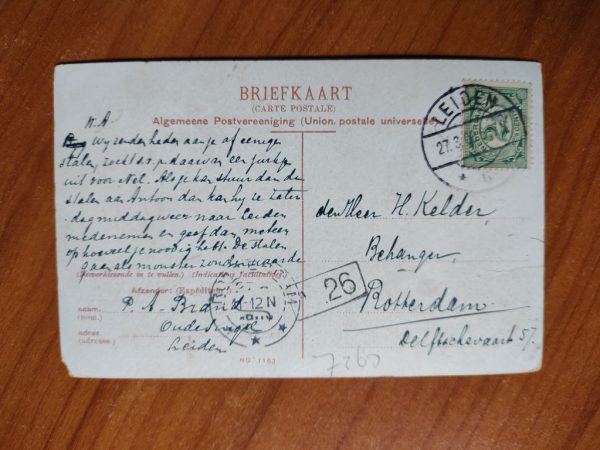 Postcard Leiden Rijn - Image 2