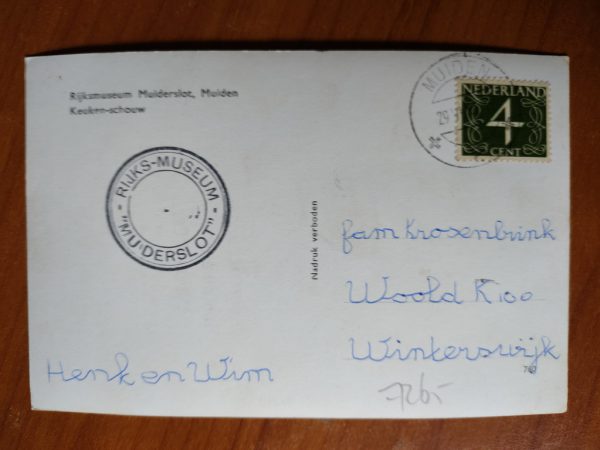 Postcard Muiden Muiderslot - Image 2