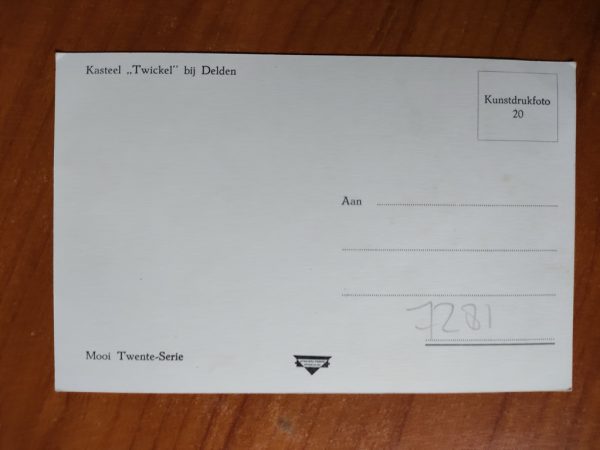 Postcard Kasteel Twickel bij Delden - Image 2