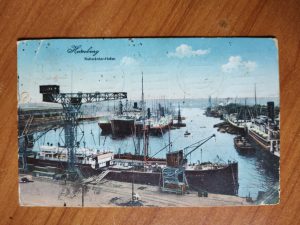 Postcard Hamburg Hafen