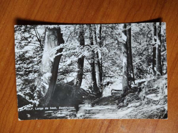 Postcard velp Langs de Beek