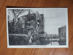 Postcard Santpoort Brederode Ruine