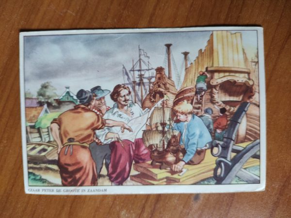 Postcard Zaandam Czaar Peter de Groote