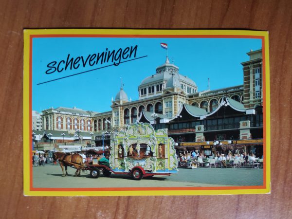 Postcard Barrel Organ Scheveningen Kurhaus