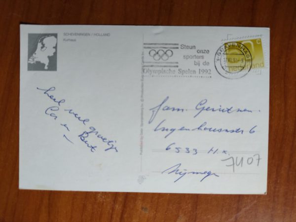 Postcard Barrel Organ Scheveningen Kurhaus - Image 2
