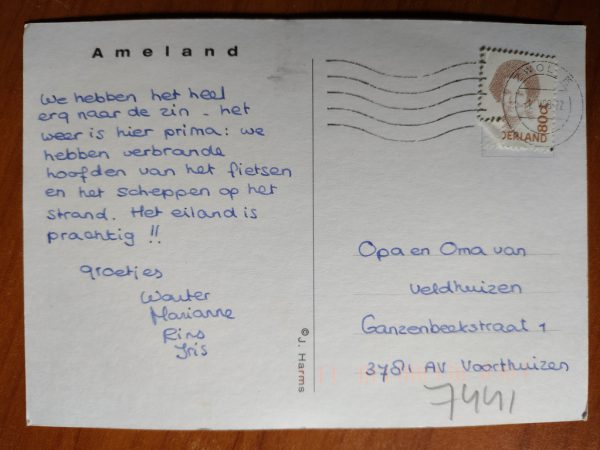 Postcard Ameland Church - Image 2