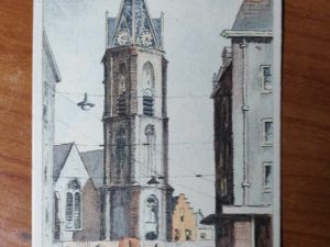 Postcard The Hague Groote Kerk