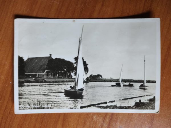 Postcard Sailing Friese Meren