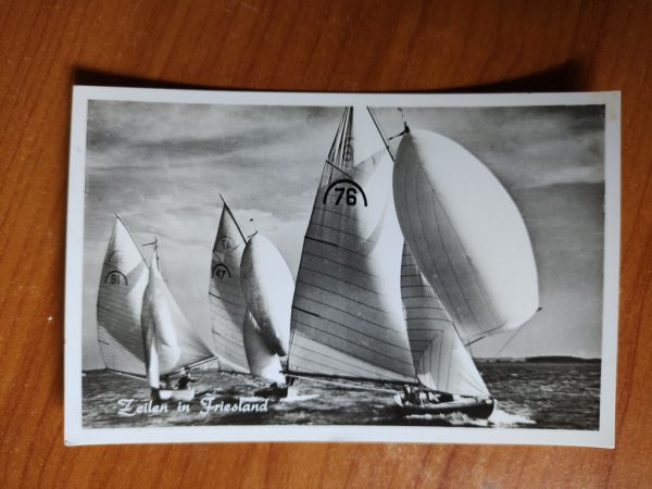 Postcard Zeilen in Friesland