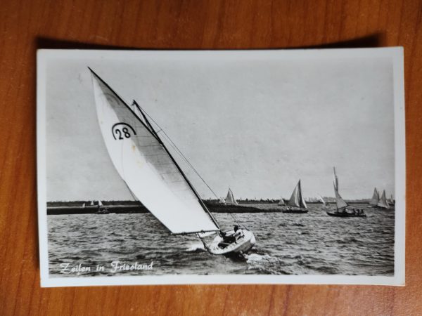 Postcard Zeilen in Friesland