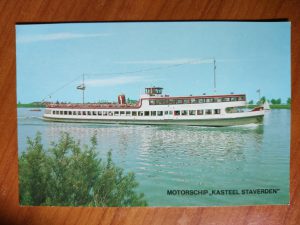 Postcard Ship Kasteel Staverden
