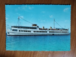 Postcard Ship Kasteel Staverden