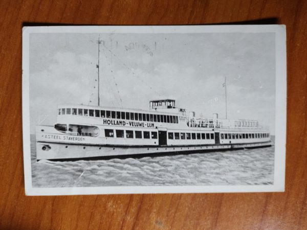 Postcard Ship Holland Veluwe Lijn