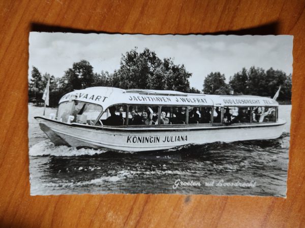 Postcard Oud Loosdrecht Wolfrat Juliana