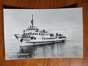 Postcard Ship Texel Dageraad