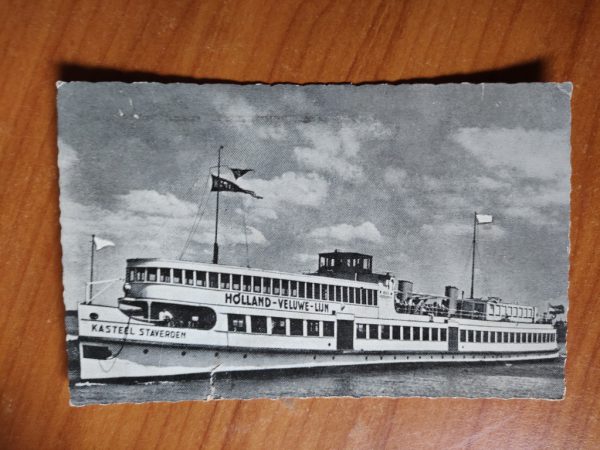 Postcard Holland Veluwe Ship Staverden