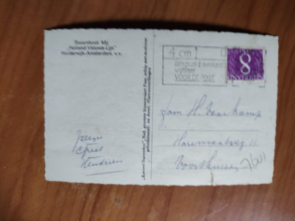 Postcard Holland Veluwe Ship Staverden - Image 2